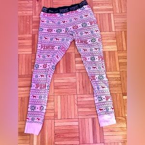PINK Christmas PJ Leggings